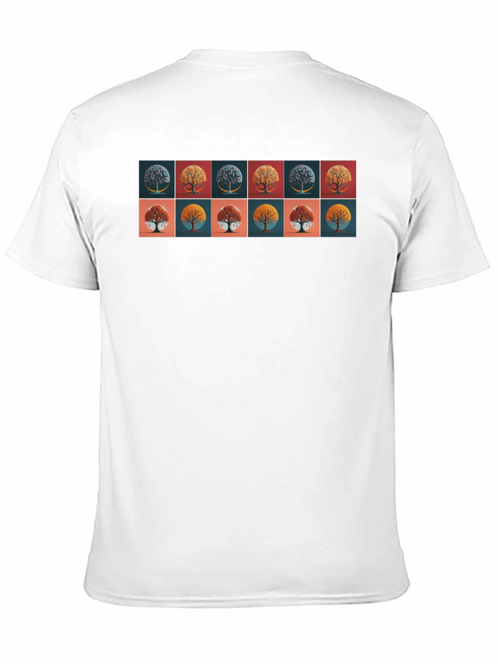 Tree Art Graphic Black T-Shirt