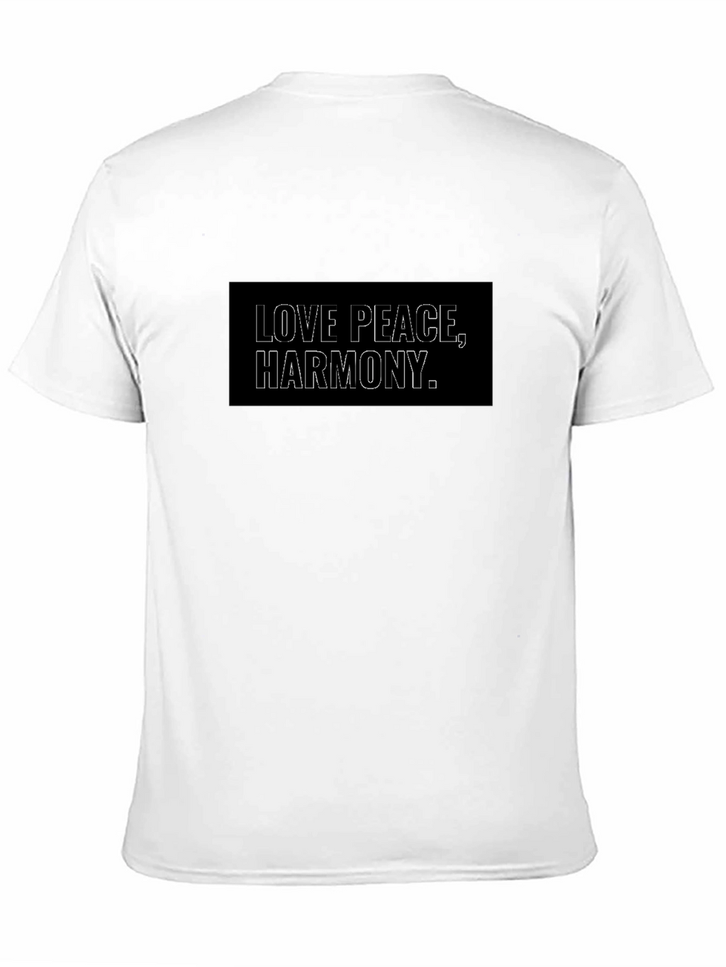 Love Peace Harmony T-Shirt - Unisex Black Tee