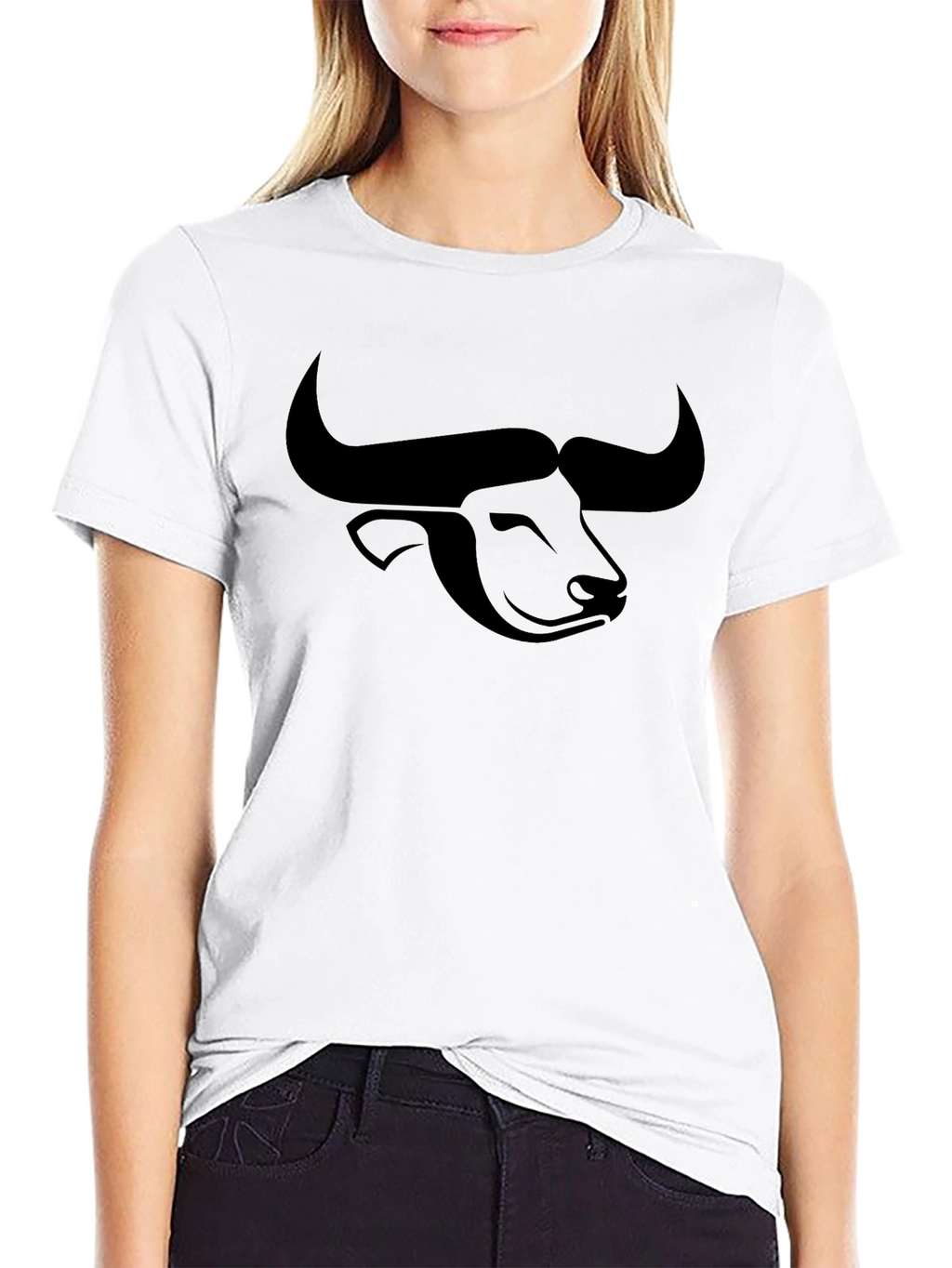 Bull Graphic Black Tee