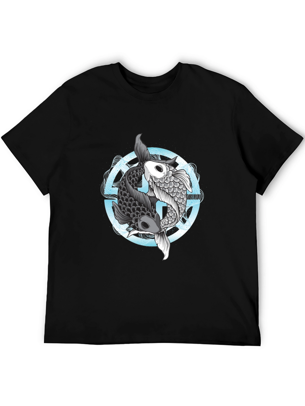 Yin Yang Koi Fish Graphic Tee