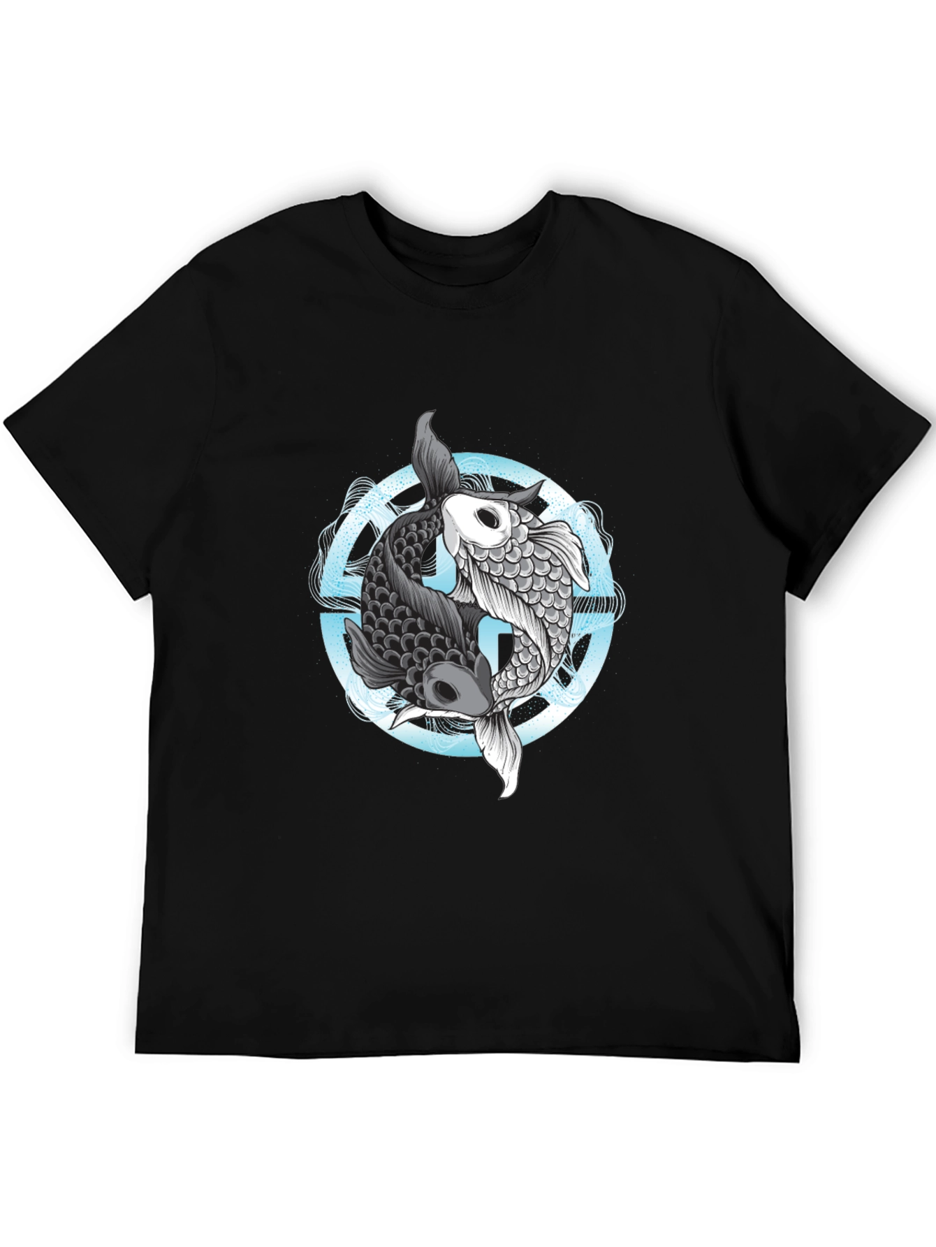 Yin Yang Koi Fish Graphic Tee