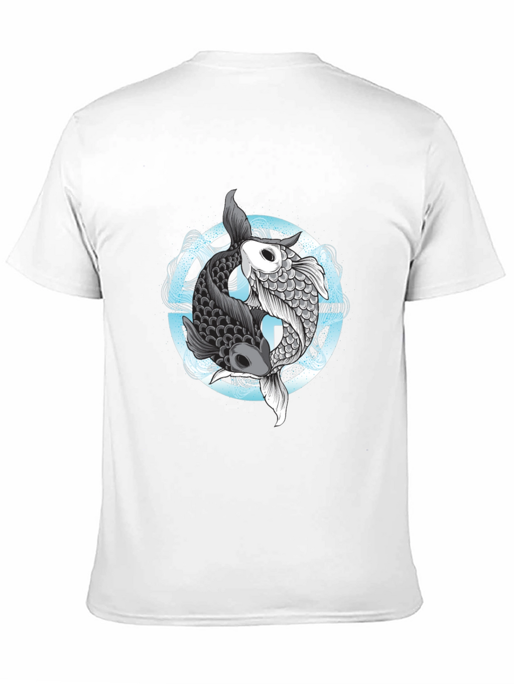 Yin Yang Koi Fish Graphic Tee