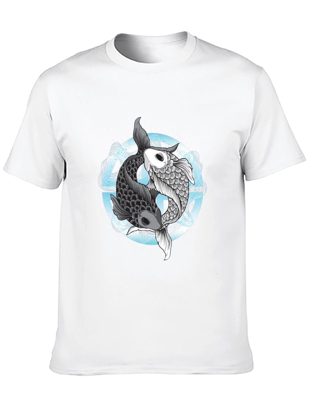 Yin Yang Koi Fish Graphic Tee