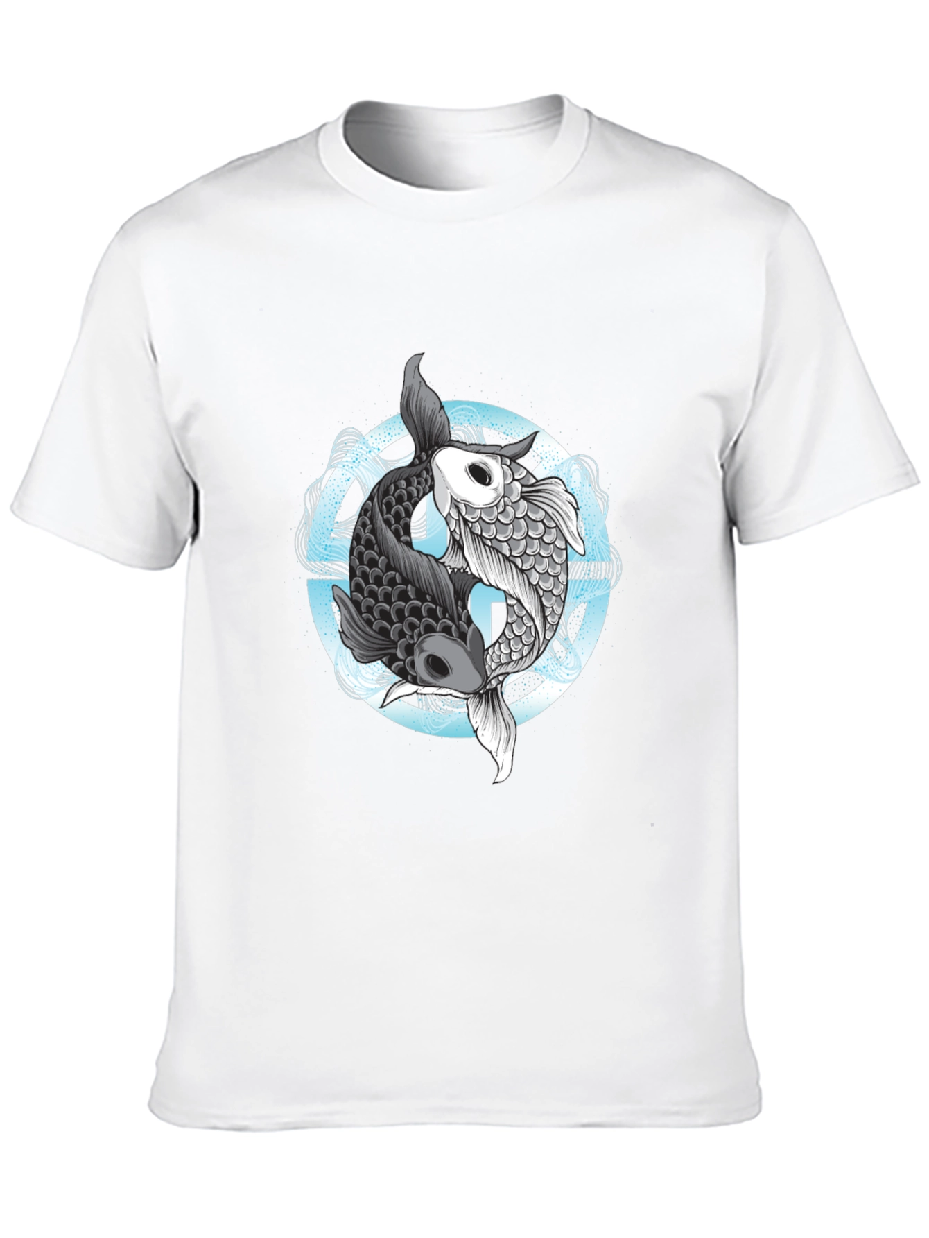 Yin Yang Koi Fish Graphic Tee