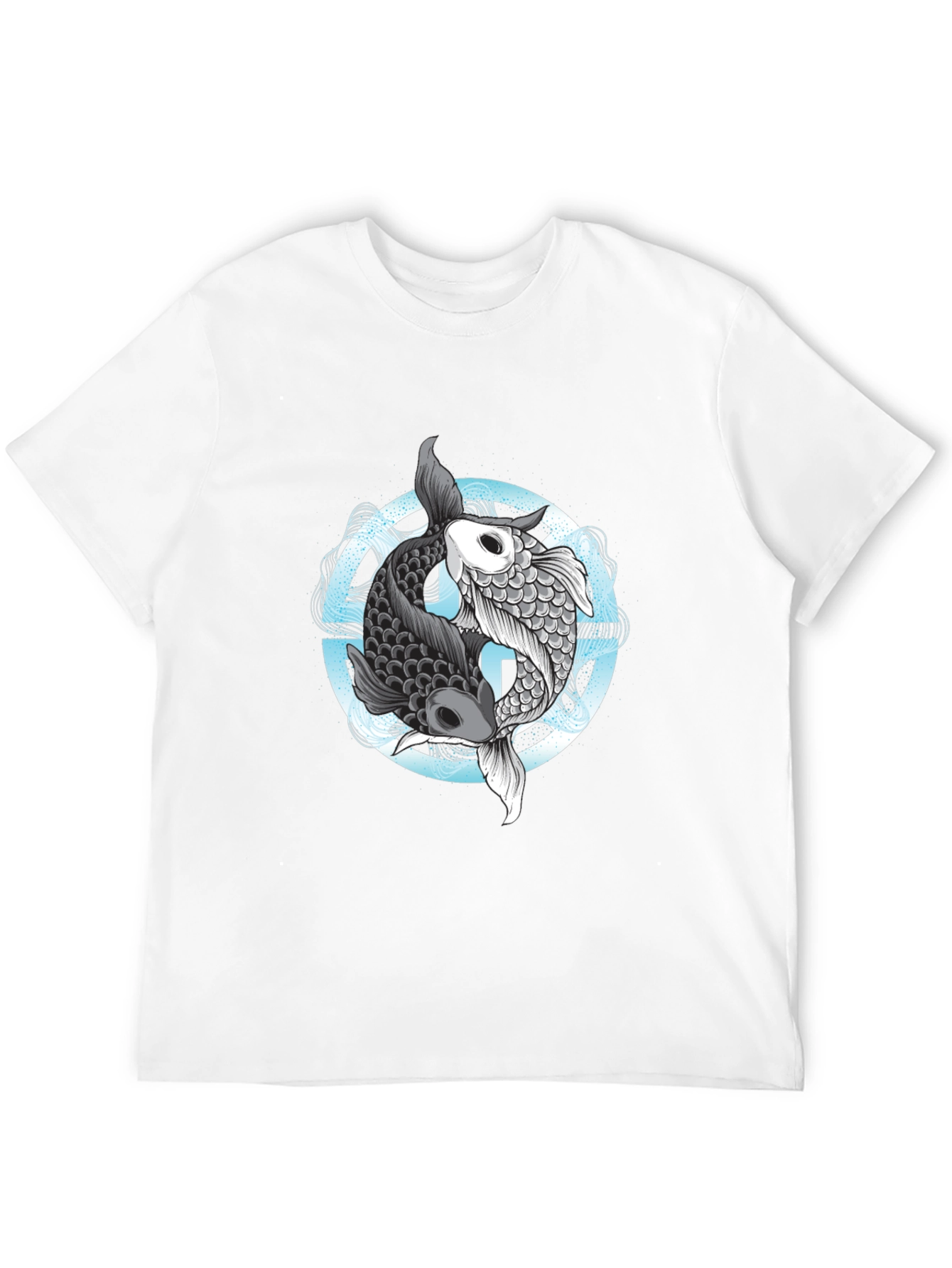 Yin Yang Koi Fish Graphic Tee