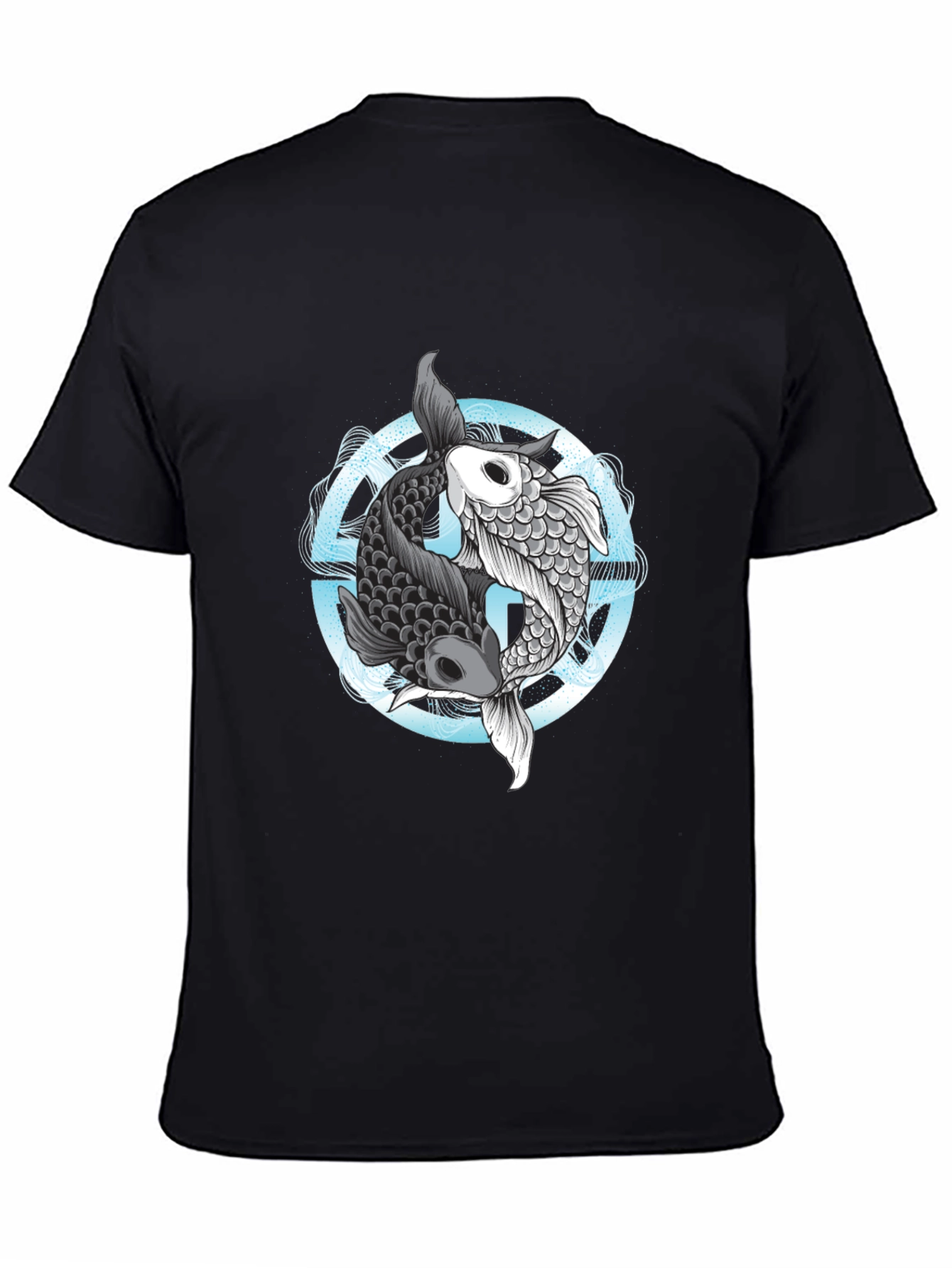 Yin Yang Koi Fish Graphic Tee