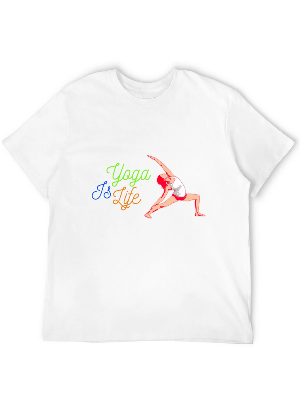 Yoga Is Life Black T-Shirt