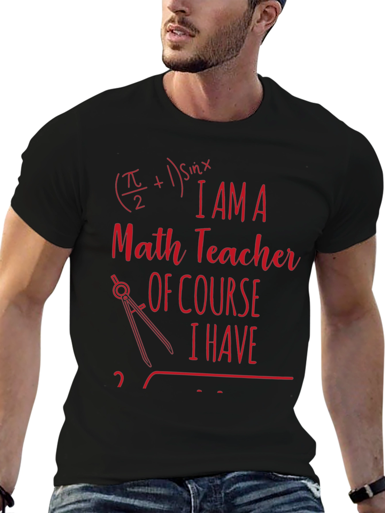 Math Teacher Novelty T-Shirt