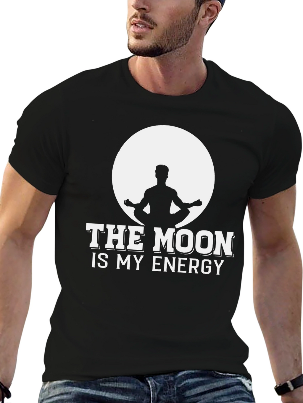 The Moon Is My Energy Graphic Tee