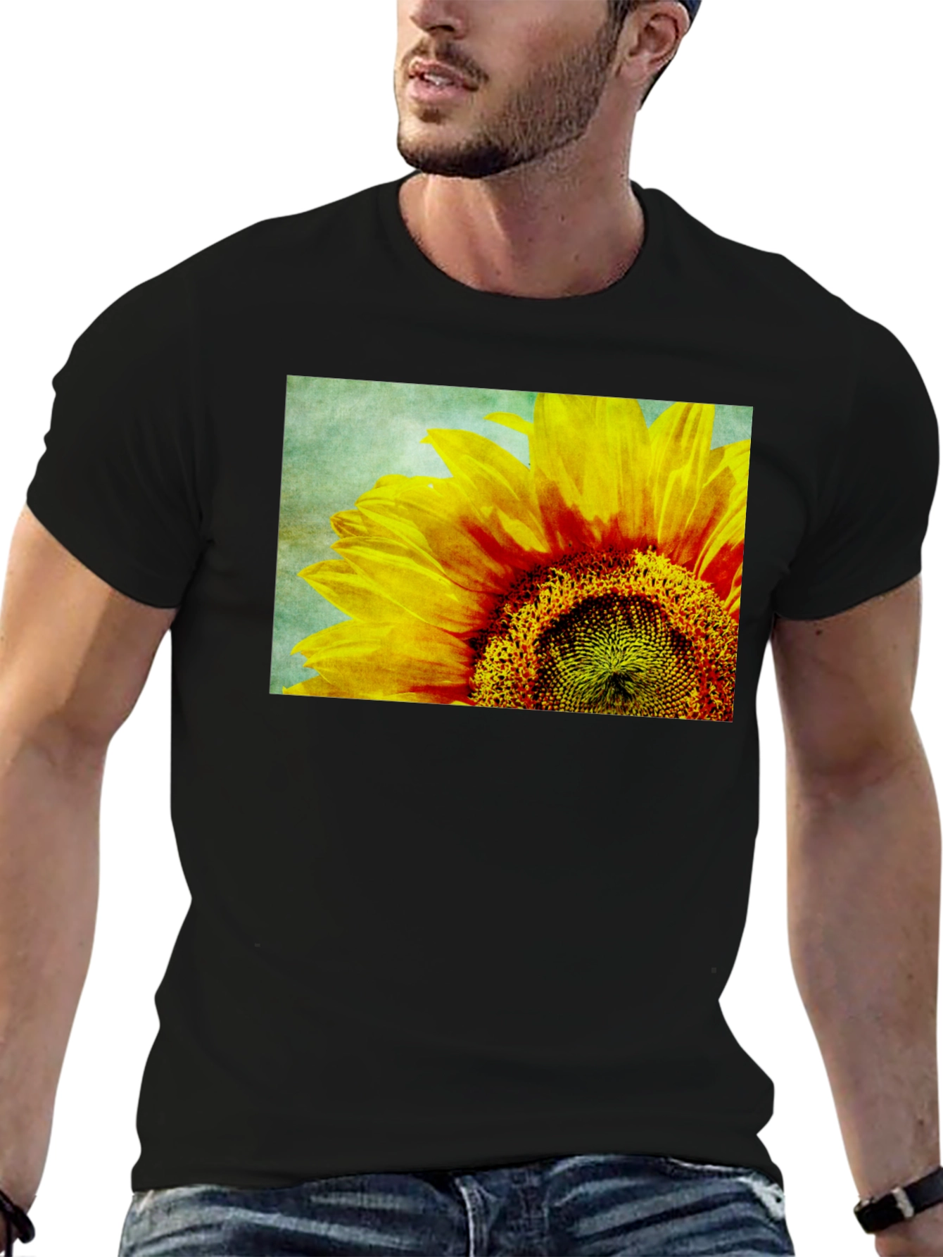 Sunflower Graphic Print T-Shirt