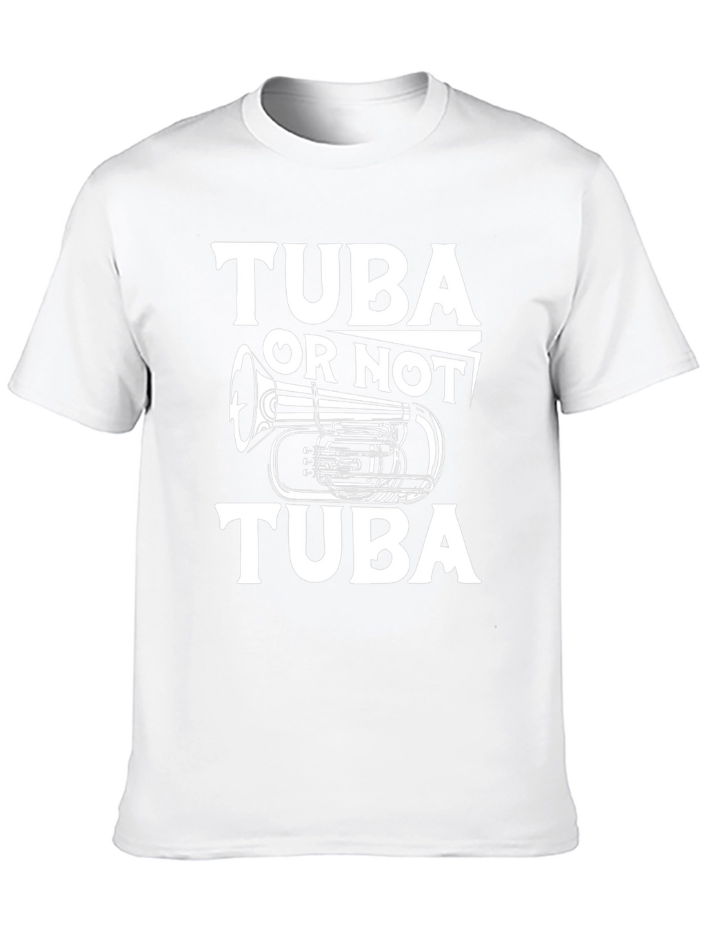 Tuba Or Not Tuba Black Graphic Tee