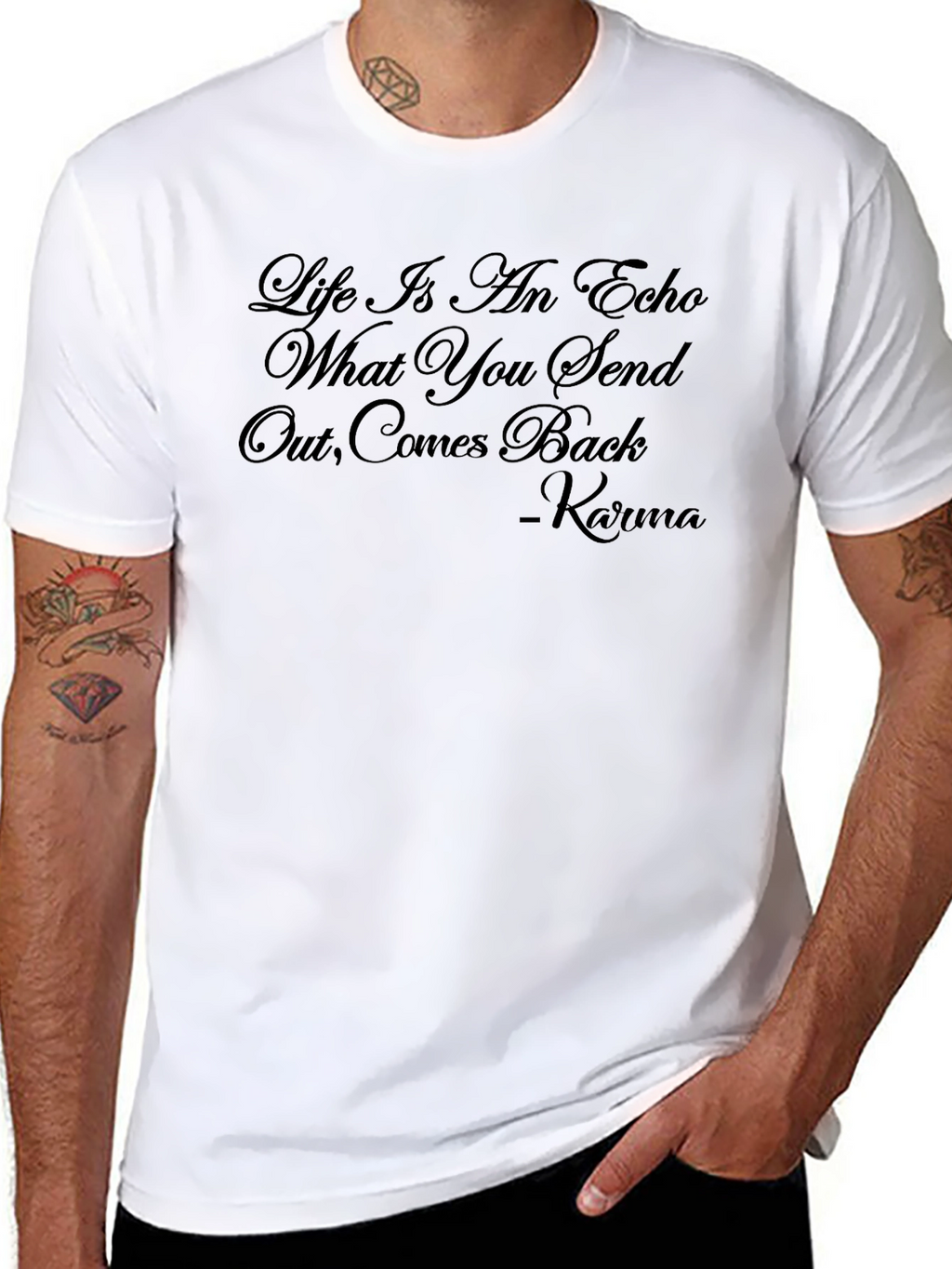 Karma T-Shirt - Life Is An Echo