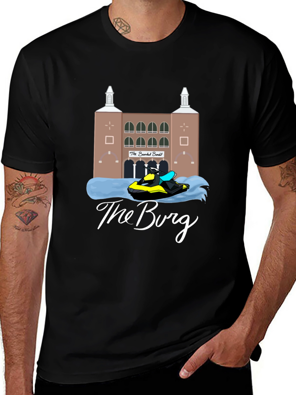 The Burg Bandit T-Shirt - Stylish Graphic Tee
