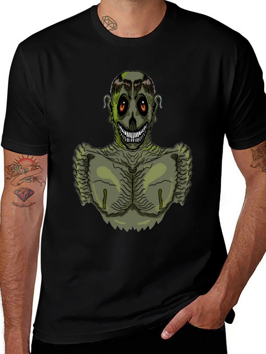 Creepy Monster Graphic Tee