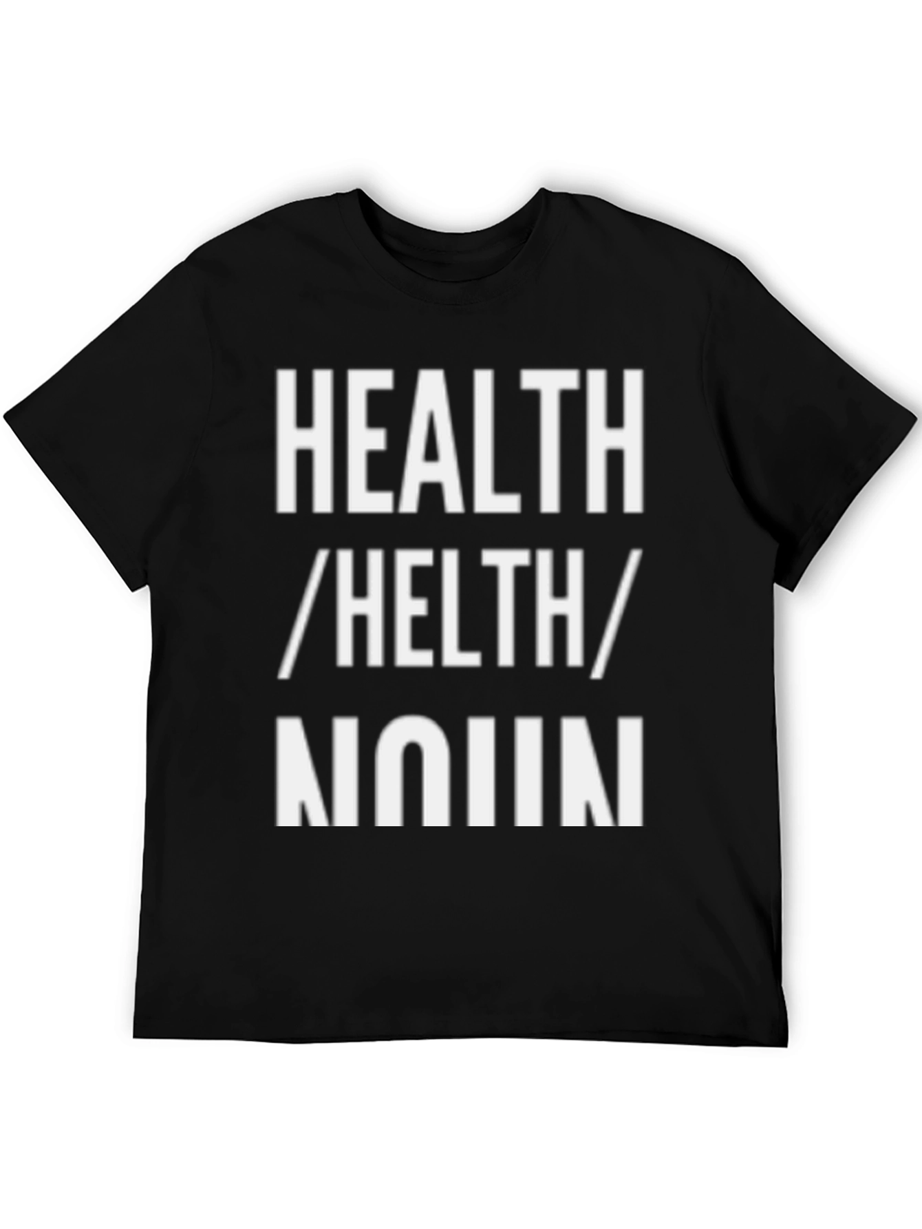 Health Noun Graphic Tee - Unisex