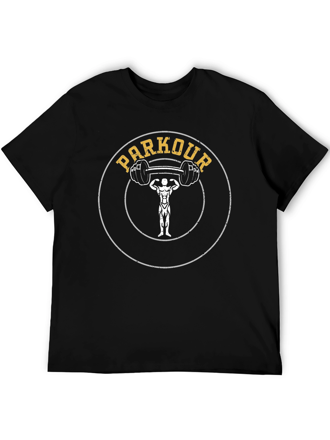 Parkour Weightlifting Design T-Shirt