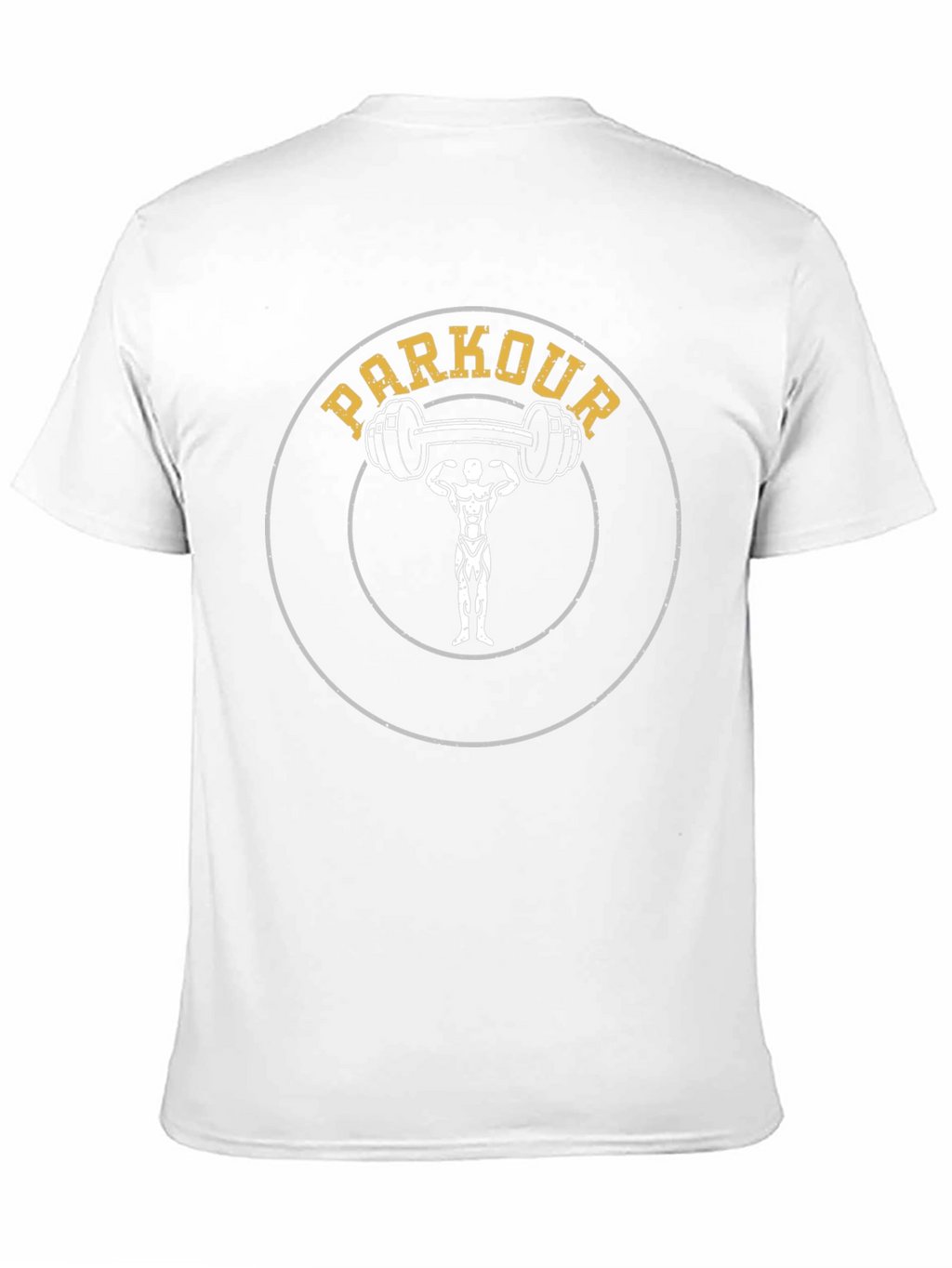 Parkour Weightlifting Design T-Shirt