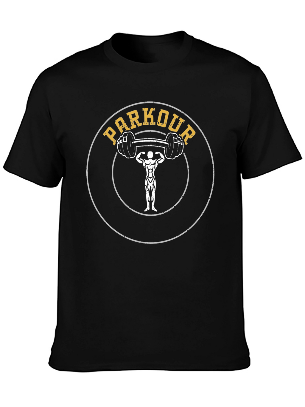 Parkour Weightlifting Design T-Shirt