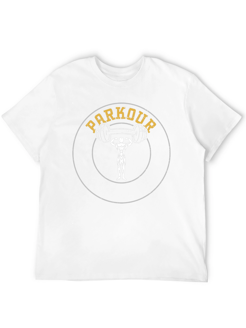 Parkour Weightlifting Design T-Shirt