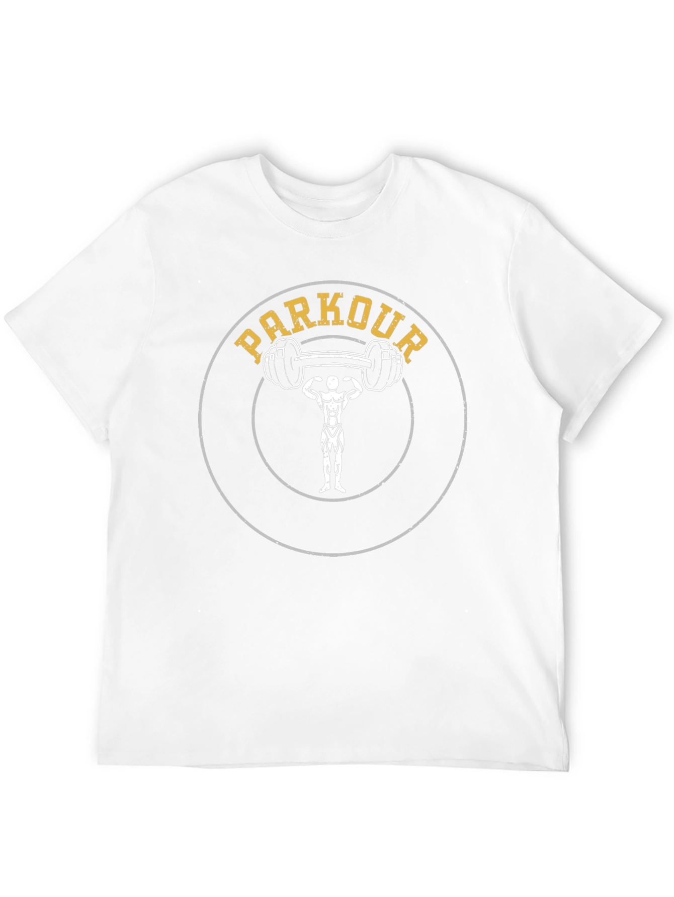 Parkour Weightlifting Design T-Shirt