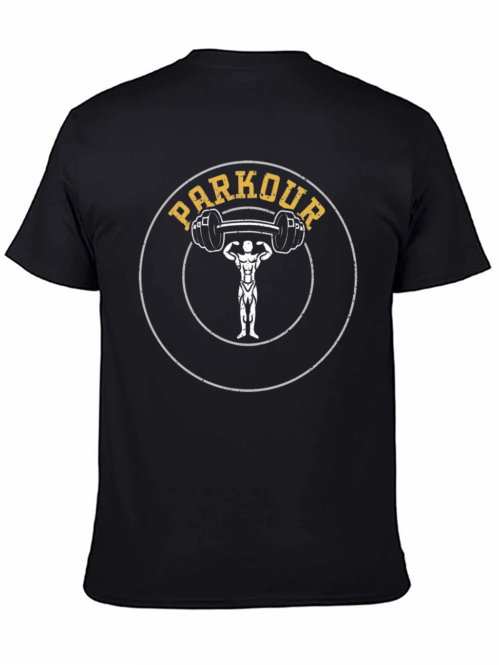 Parkour Weightlifting Design T-Shirt