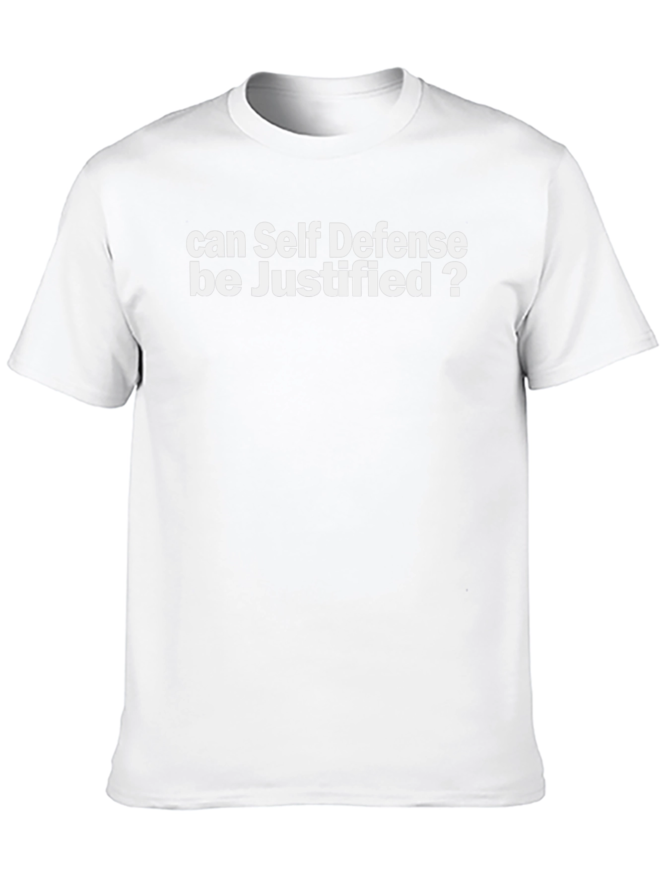 Self Defense Justified Graphic Tee