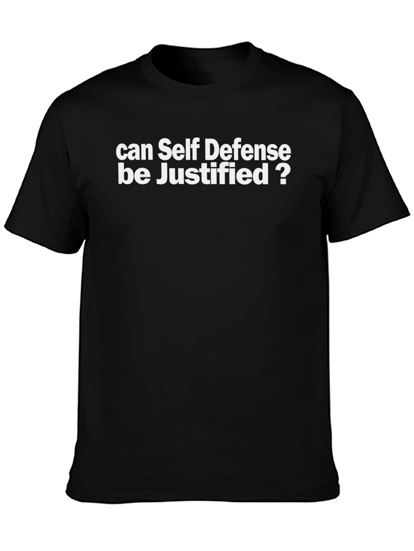 Self Defense Justified Graphic Tee