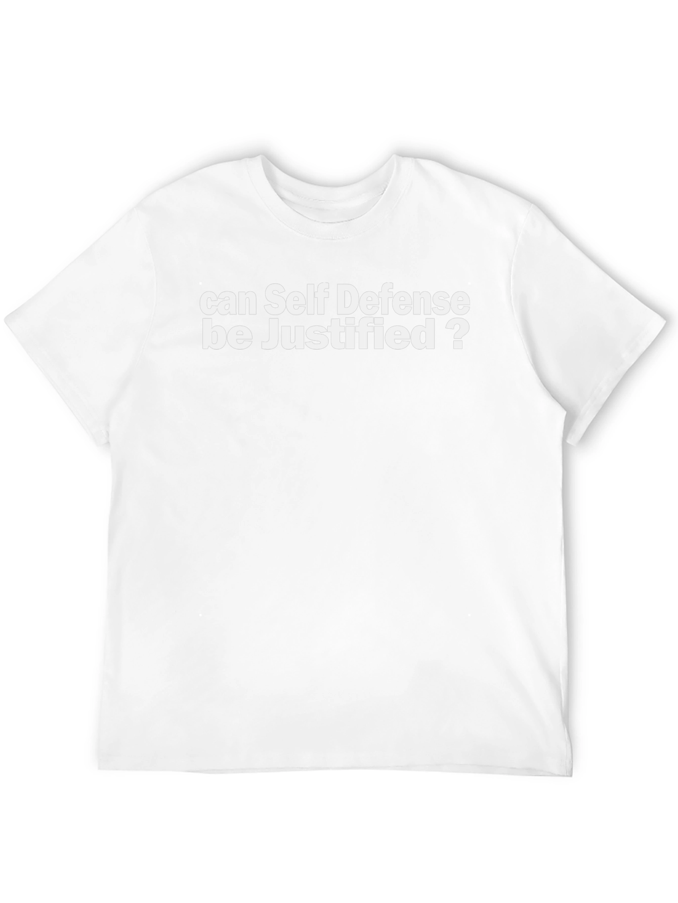 Self Defense Justified Graphic Tee