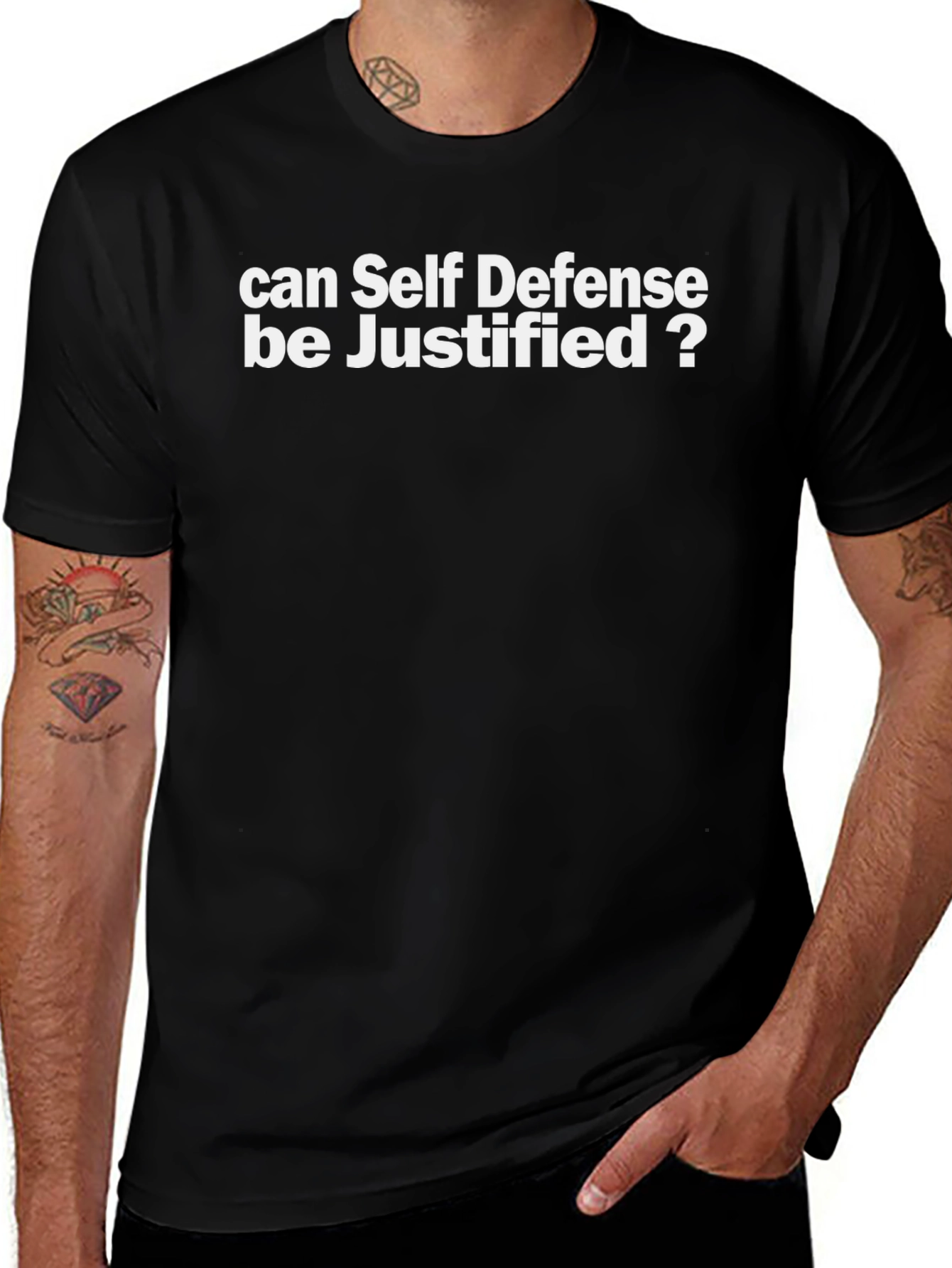 Self Defense Justified Graphic Tee