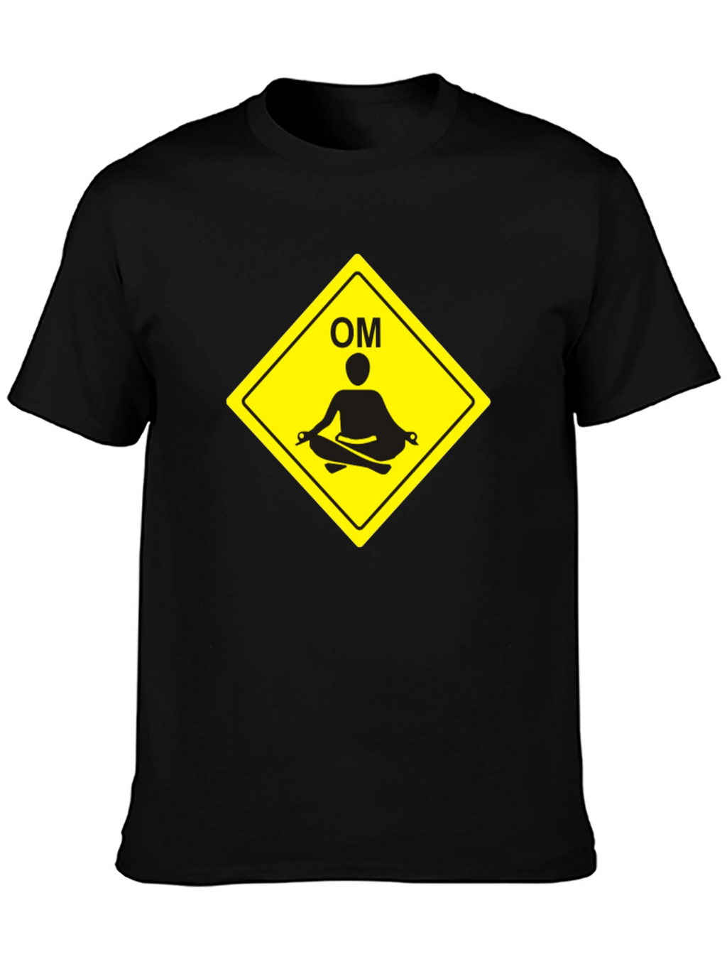 Meditate OM Symbol Black T-Shirt