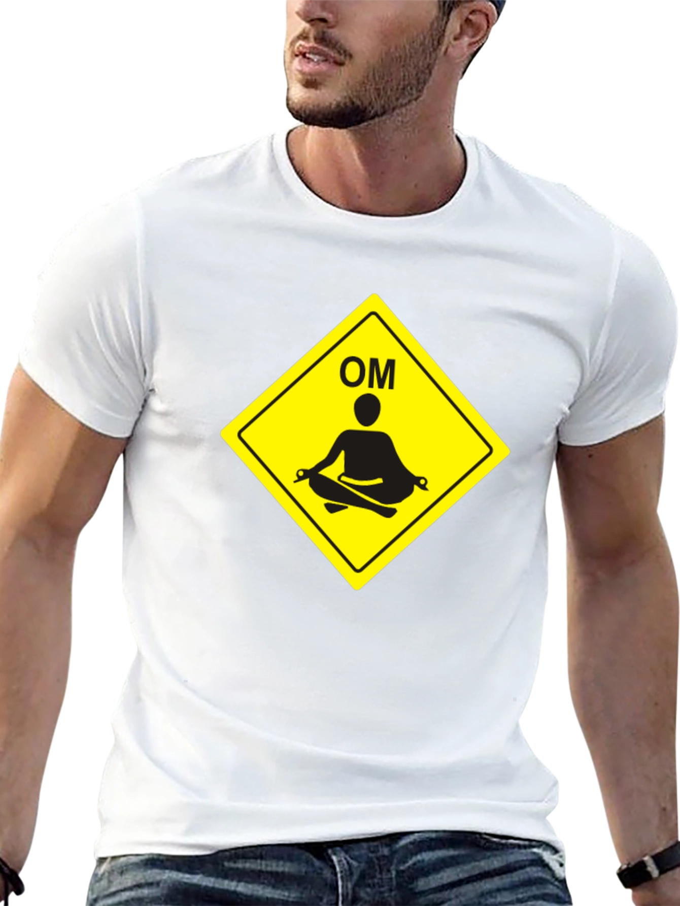 Meditate OM Symbol Black T-Shirt