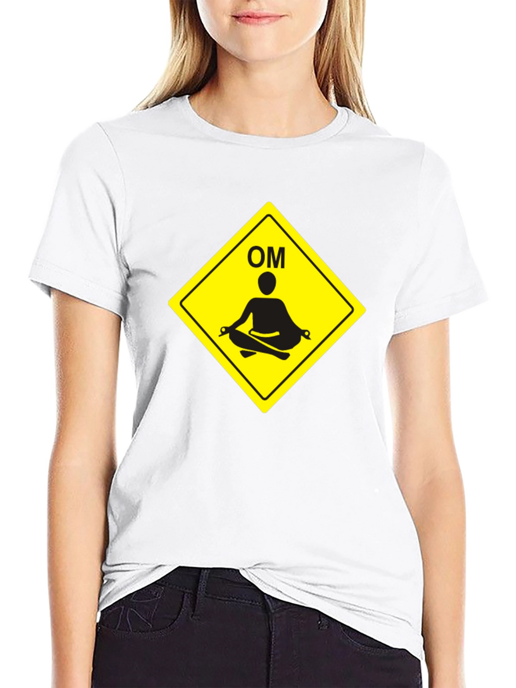 Meditate OM Symbol Black T-Shirt