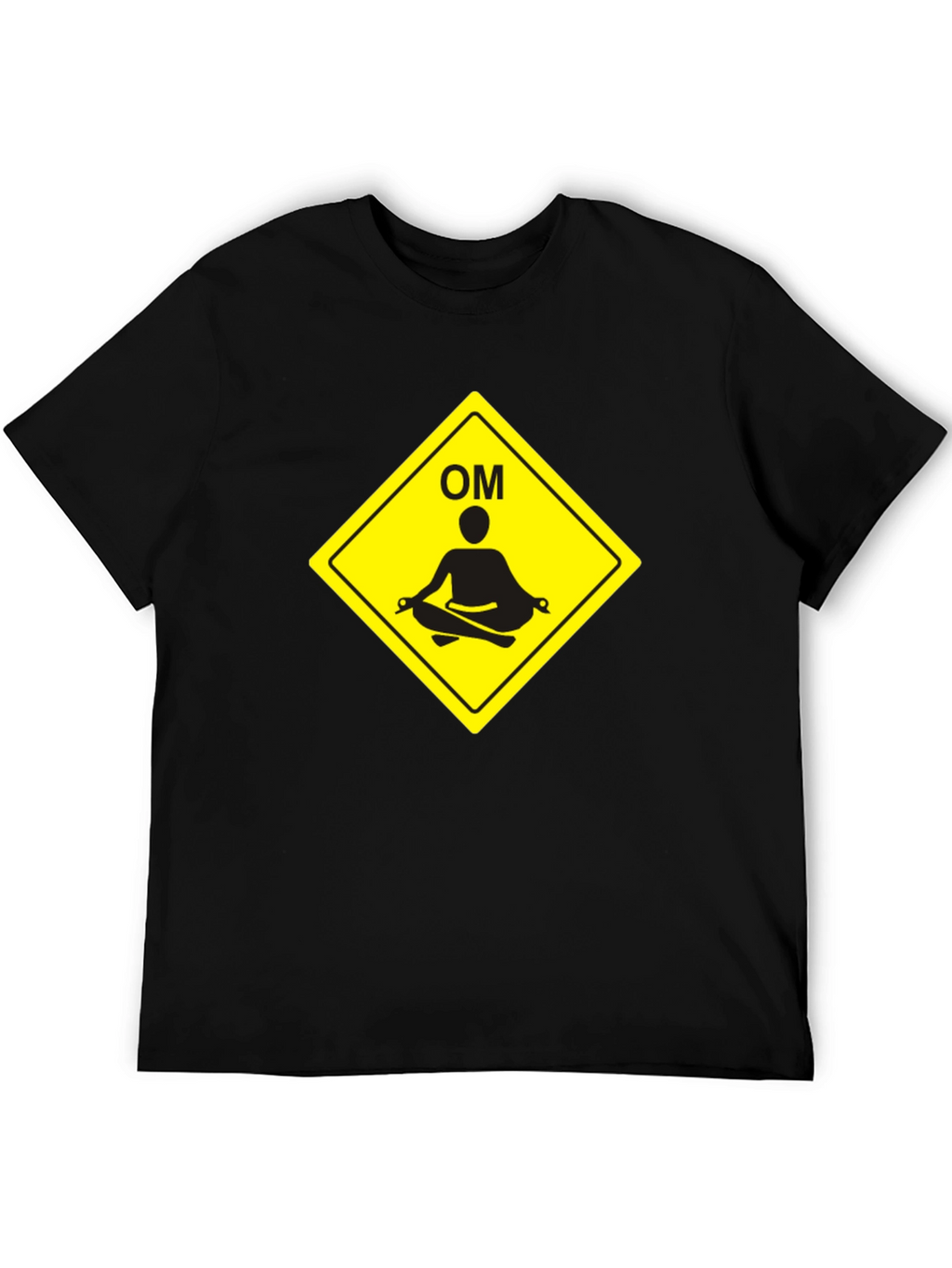 Meditate OM Symbol Black T-Shirt