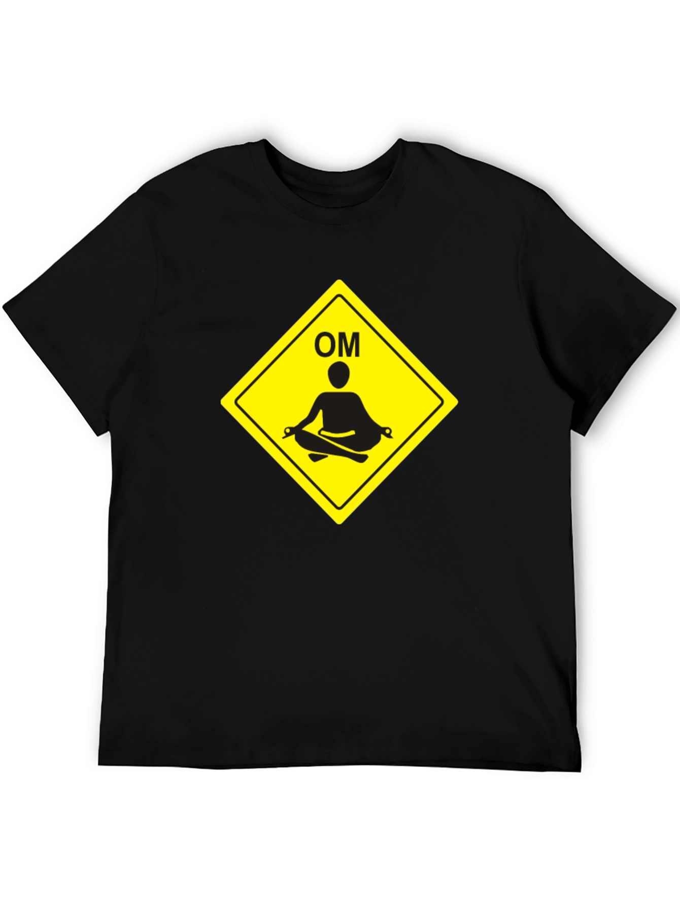 Meditate OM Symbol Black T-Shirt