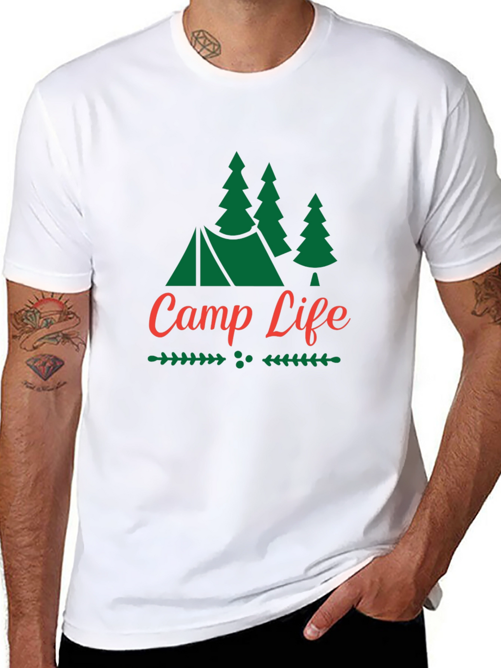 Camp Life Graphic Tee - Outdoor Adventure Shirt