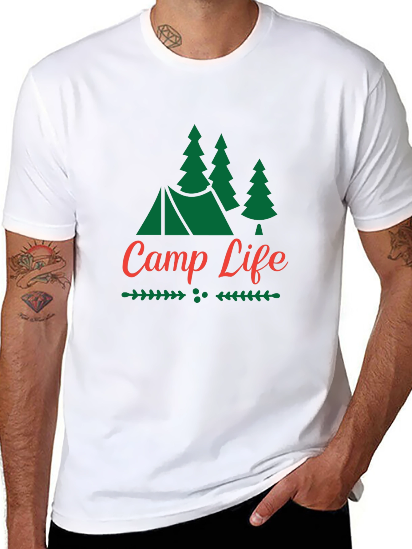 Camp Life Graphic Tee - Outdoor Adventure Shirt