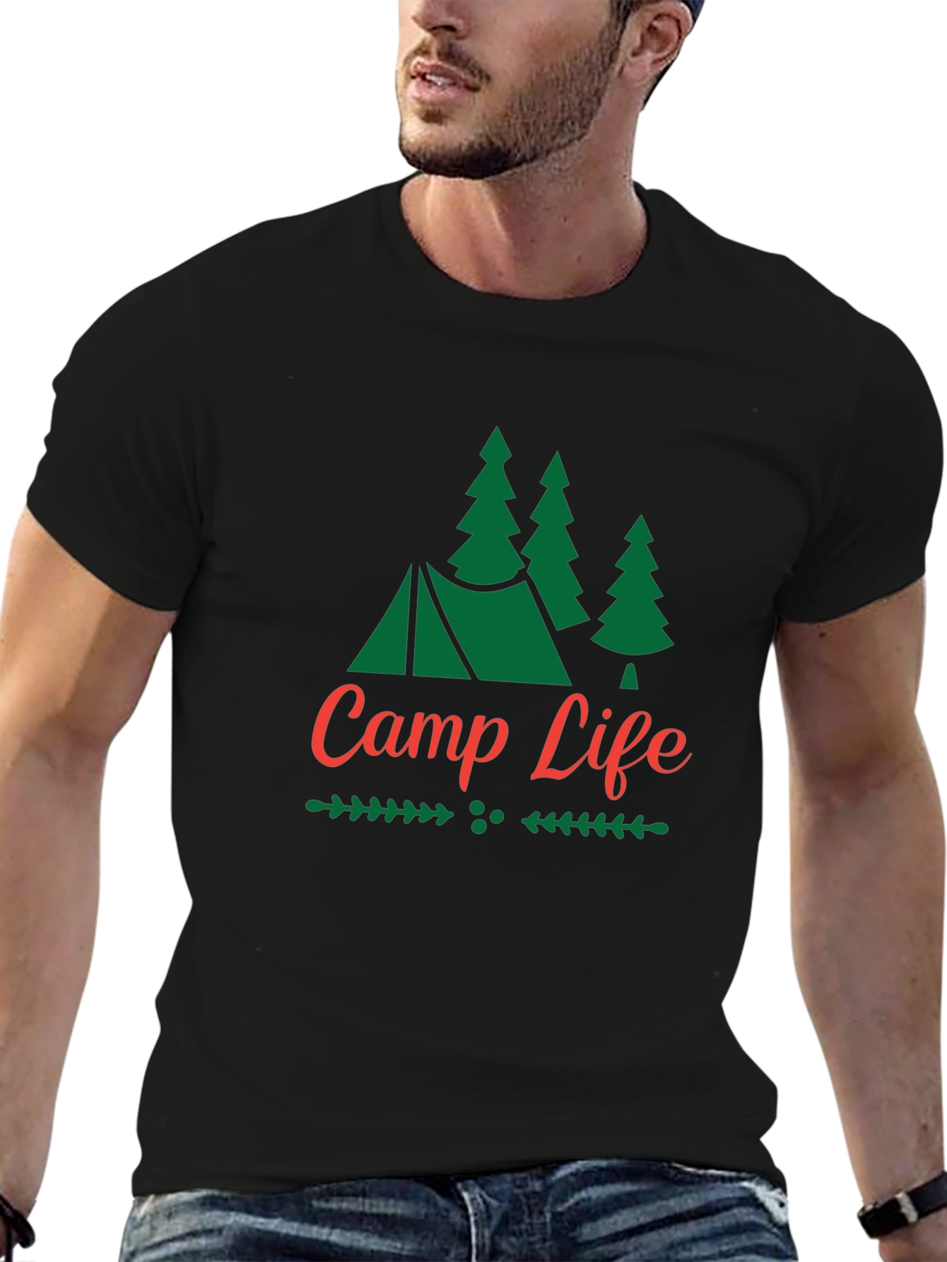 Camp Life Graphic Tee - Outdoor Adventure Shirt