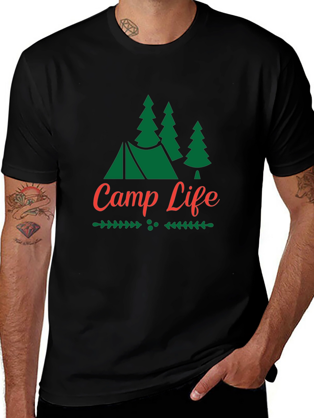 Camp Life Graphic Tee - Outdoor Adventure Shirt