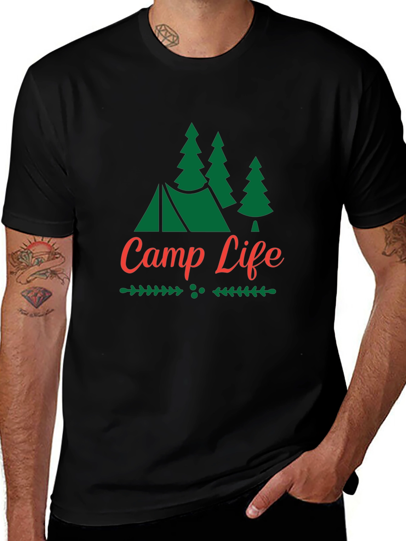 Camp Life Graphic Tee - Outdoor Adventure Shirt