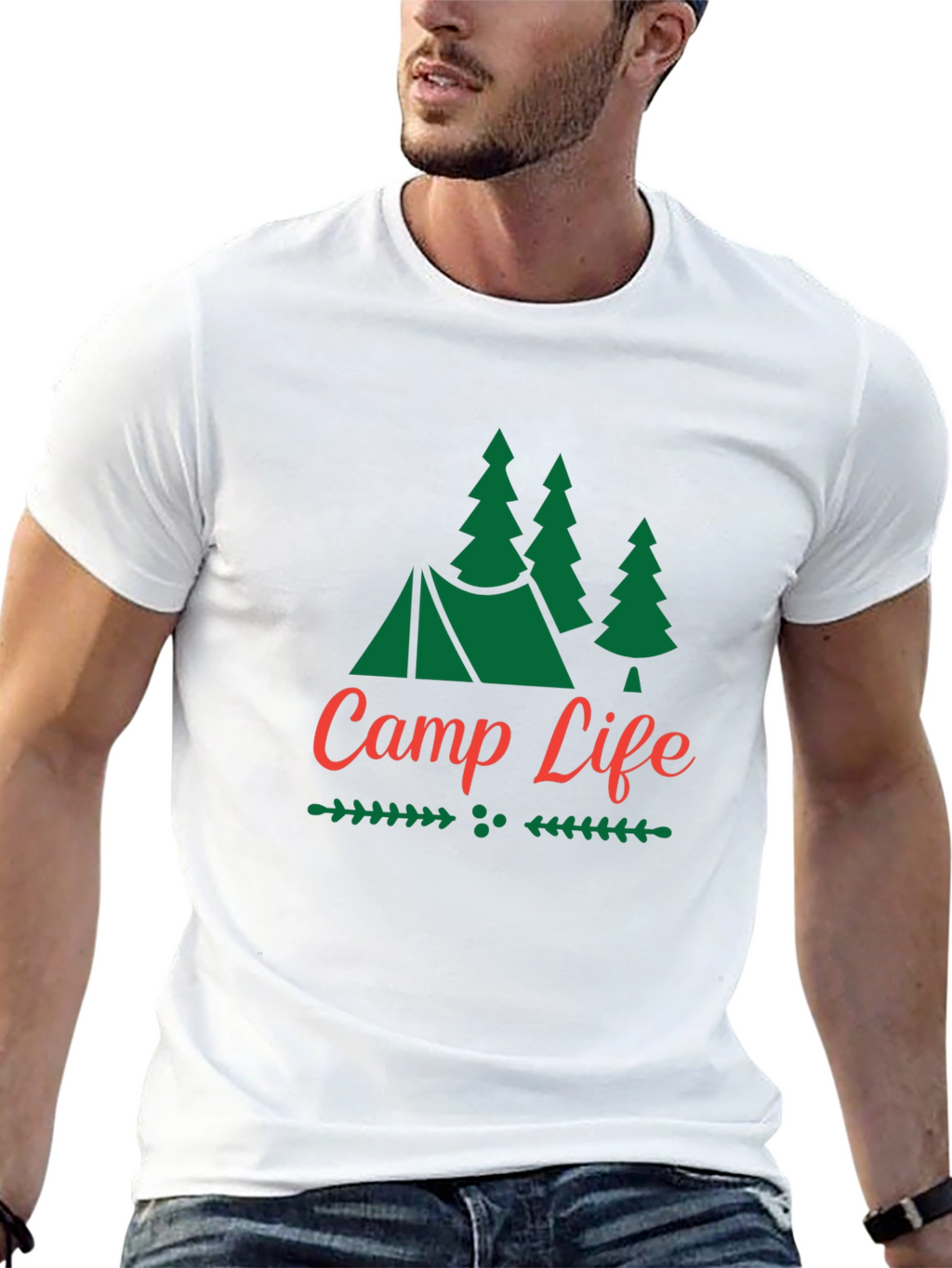 Camp Life Graphic Tee - Outdoor Adventure Shirt