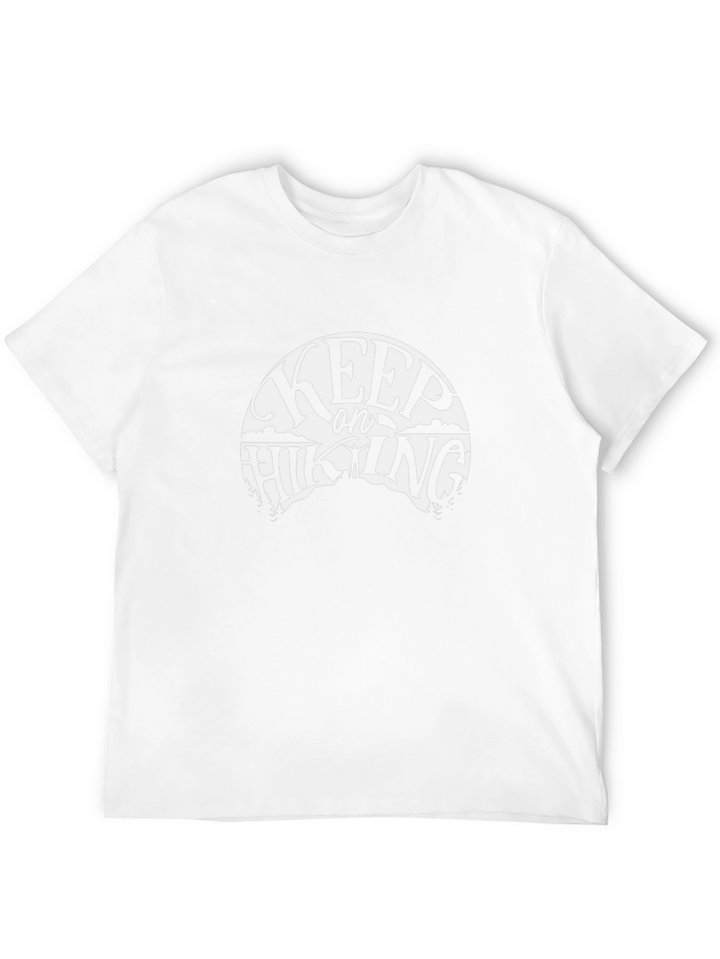 Keep On Hiking Black Graphic Tee