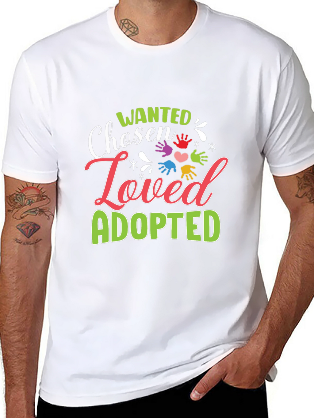 Chosen Loved Adopted Graphic T-Shirt