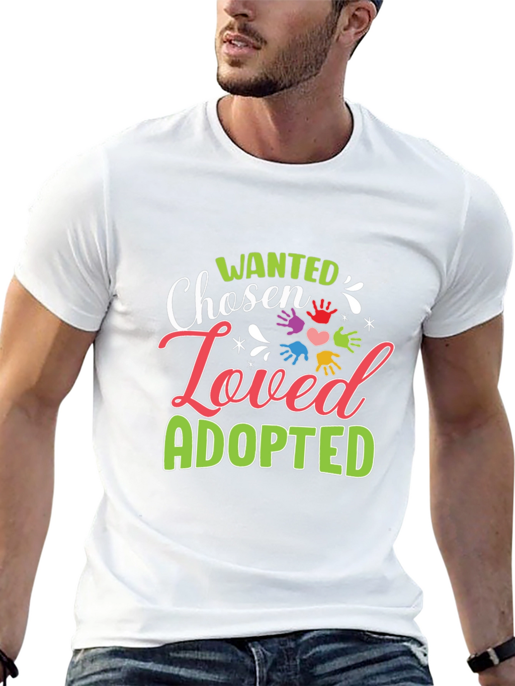 Chosen Loved Adopted Graphic T-Shirt
