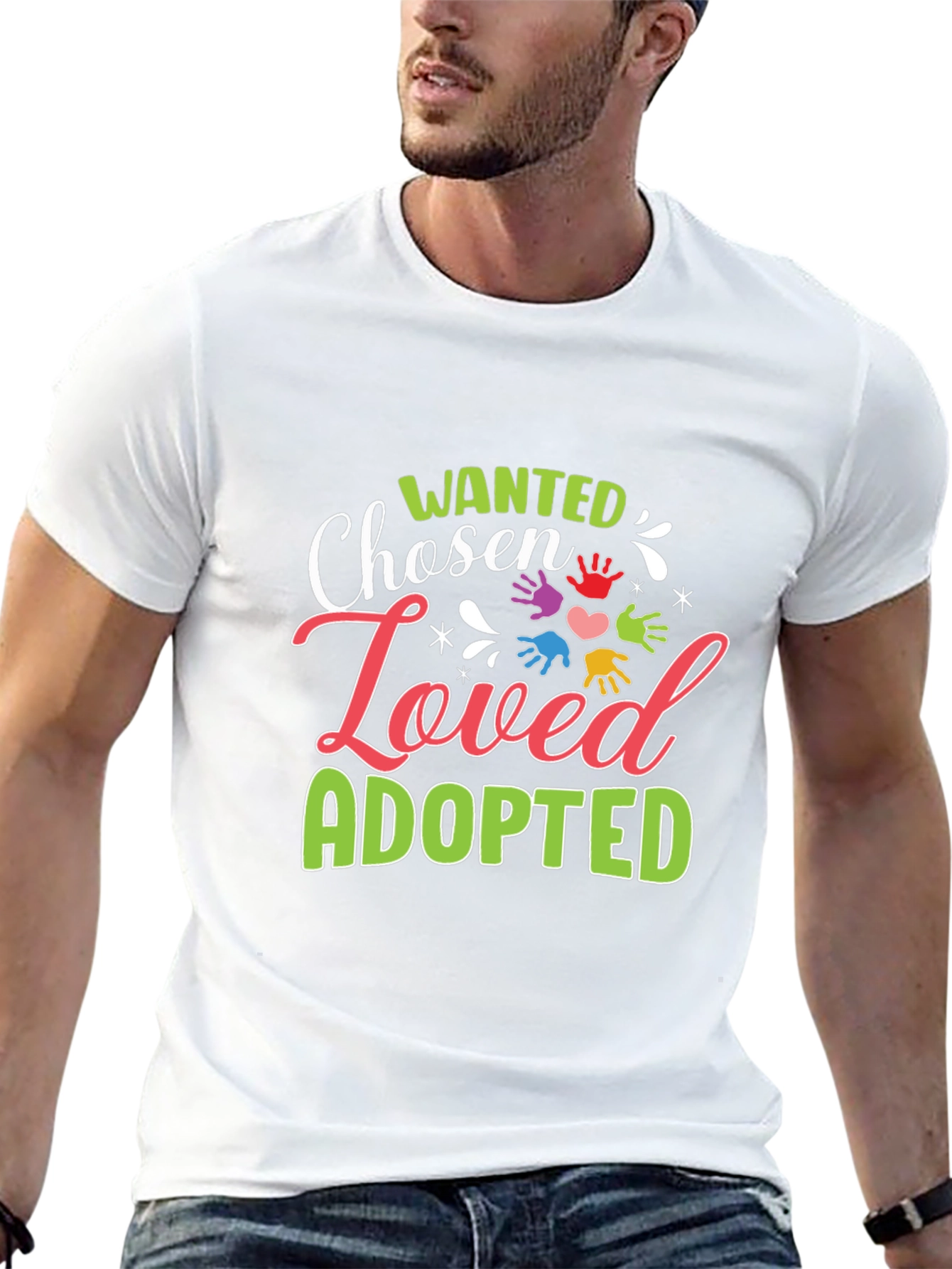 Chosen Loved Adopted Graphic T-Shirt