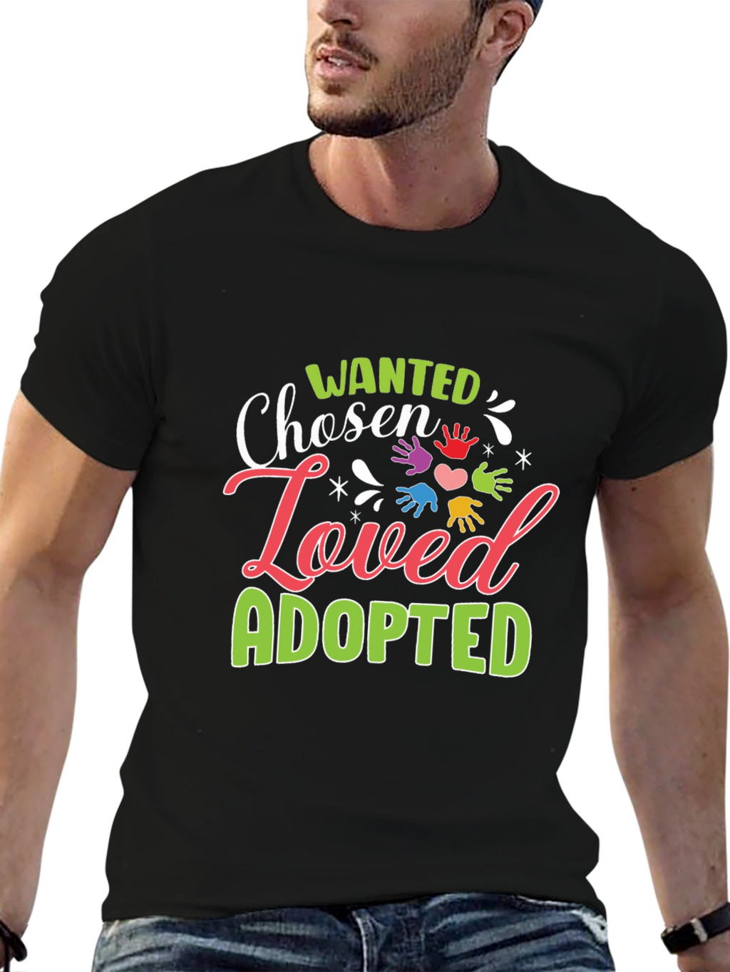 Chosen Loved Adopted Graphic T-Shirt