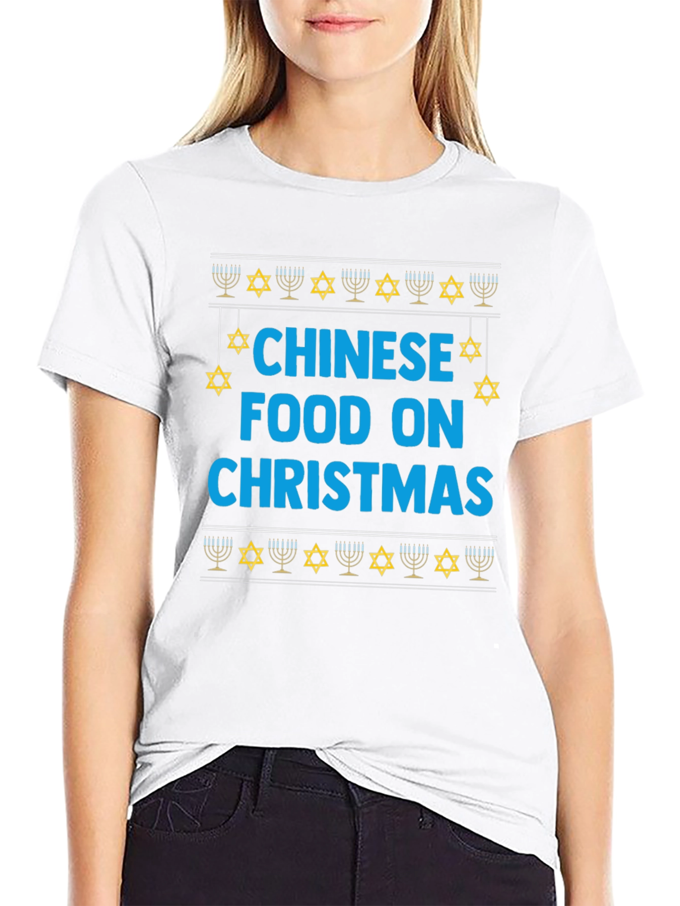 Chinese Food On Christmas T-Shirt