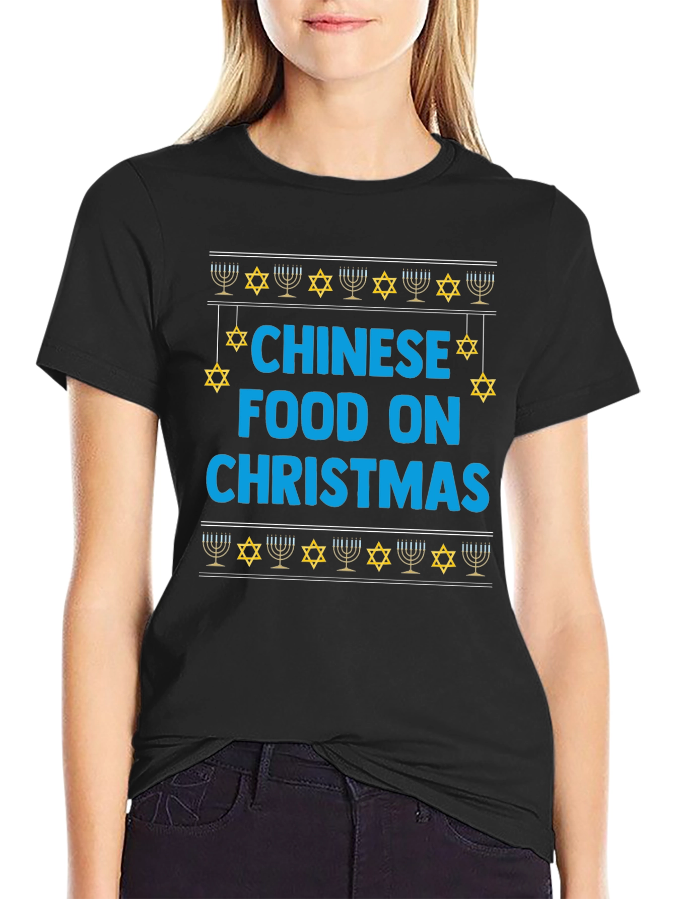 Chinese Food On Christmas T-Shirt