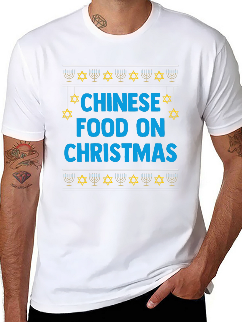 Chinese Food On Christmas T-Shirt