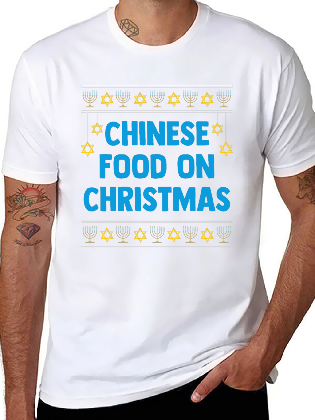 Chinese Food On Christmas T-Shirt