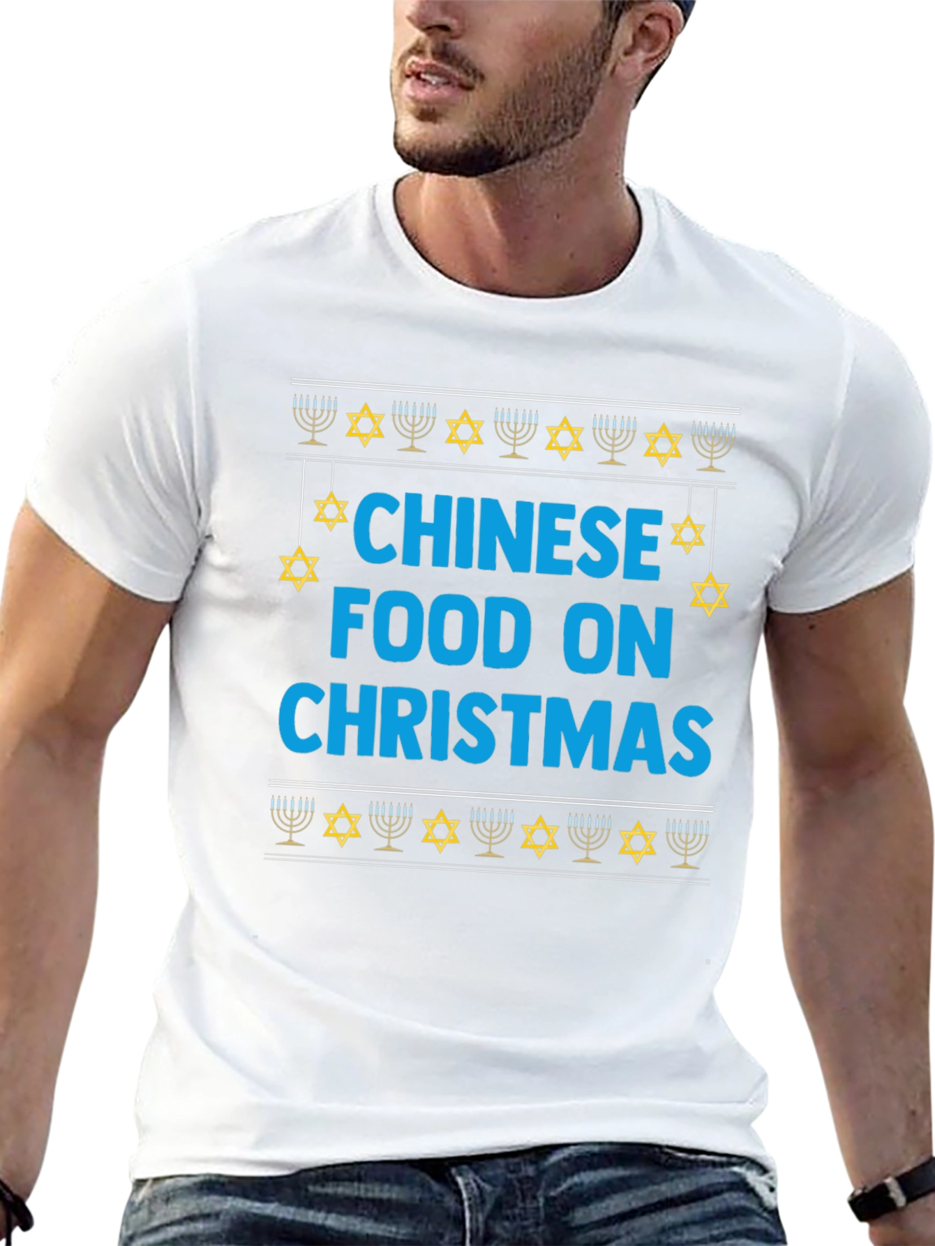 Chinese Food On Christmas T-Shirt